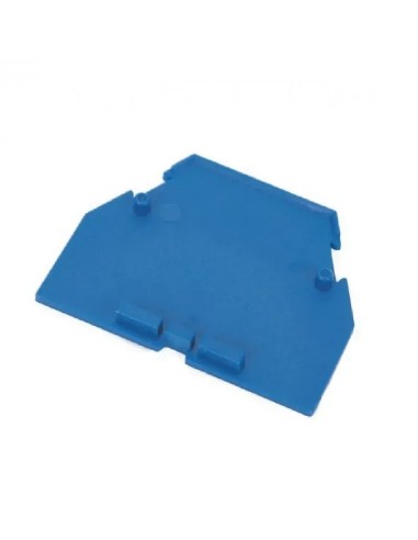 Tapa lateral azul para bornas de paso 16mm2 - 4