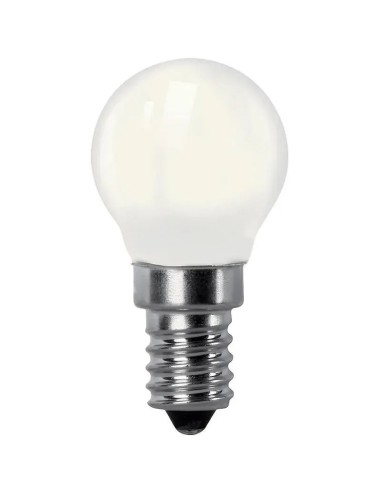 Bombilla LED filamento esférica G45 E14 4W opal (Fría, Cálida) - 1