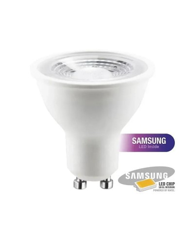 Bombilla LED GU10 Chip Samsung Dicroica 38º 5W Matel - 1