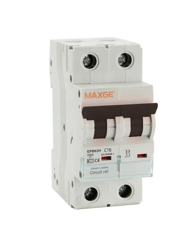 Interruptor Magnetotérmico Industrial 2P 32A 10kA - Maxge - 1