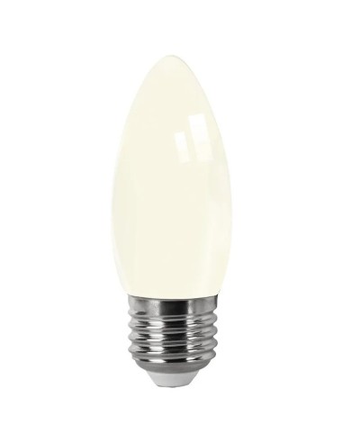 Bombilla LED Matel filamento E27 vela opal 4W Cálida - 1