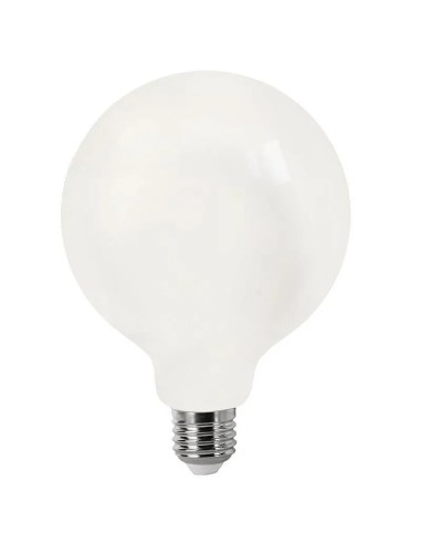 Bombilla LED filamento globo G120 clara E27 8W opal (Fría, Cálida) - 1