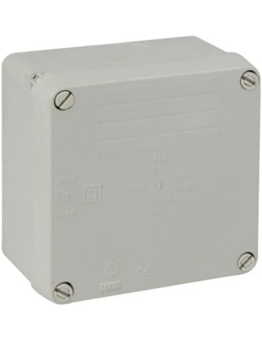 Caja eléctrica estanca 100x100x55 mm IP65 sin conos de Solera 815 - 1