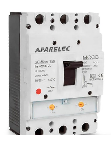 Interruptor automático con ajuste térmico y magnético 3 Polos 250A 36kA - 1