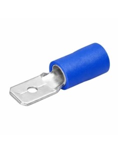 Terminal Faston Macho Preaislado 2,8mm Azul 100 Uds 1,5-2,5mm² 2