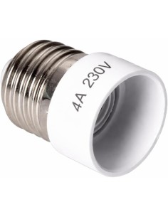 Adaptador Casquillo E27 a E14 Bombilla Conversor