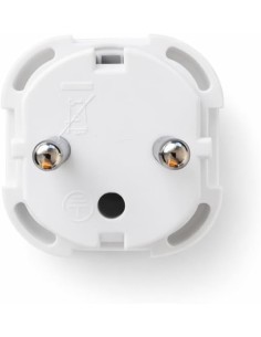 Adaptador Enchufe UK a Europeo Tipo G 16A 220-240V Blanco 2