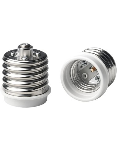 Adaptador Casquillo Bombilla con Rosca E40 Afuera y Casquillo E27