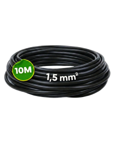 Cable Unipolar Libre Halógenos 1,5mm² Cobre Negro