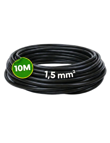 Cable Unipolar Libre Halógenos 1,5mm² Cobre Negro
