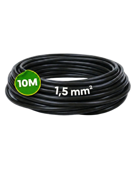Cable Unipolar Libre Halógenos 1,5mm² Cobre Negro