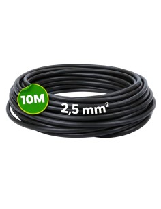 Cable Unipolar 2,5mm² Libre Halógenos 10 Metros Negro