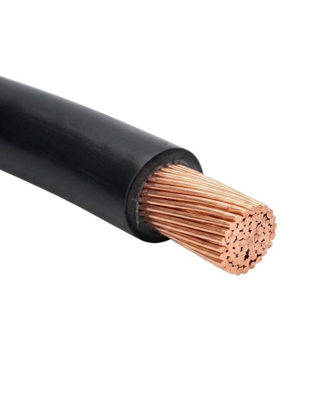 Cable Unipolar 2,5mm² Libre Halógenos 10 Metros Negro
