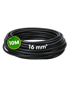 Cable Eléctrico Flexible H07Z1-K 16mm² 10 Metros Libre Halógenos Negro