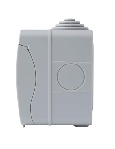 Base Enchufe Doble Empotrar Estanca IP55 Garden Gris 2