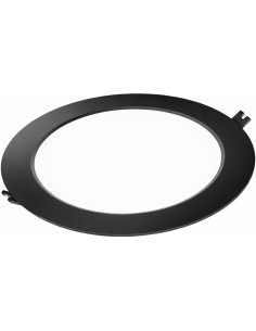 Downlight LED Empotrable 18W Negro Luz Fría Ø220mm 1980lm