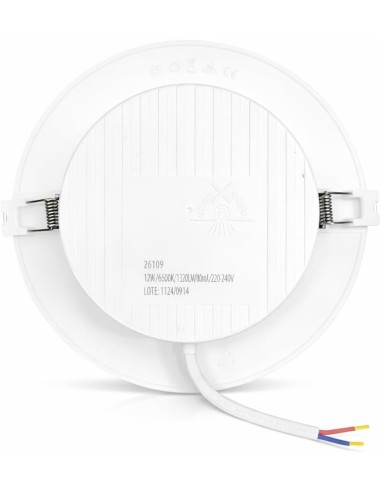 Downlight LED Empotrable Redondo 12W Luz Neutra Ø171mm MATEL