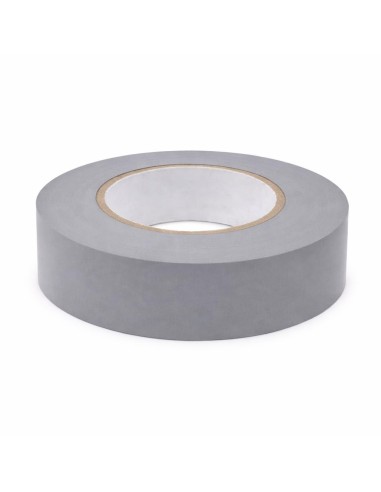Cinta Aislante PVC Gris 19mm x20m Instalaciones Eléctricas