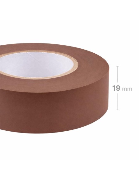 Cinta Aislante PVC Marrón 19mm x20m Instalaciones Eléctricas
