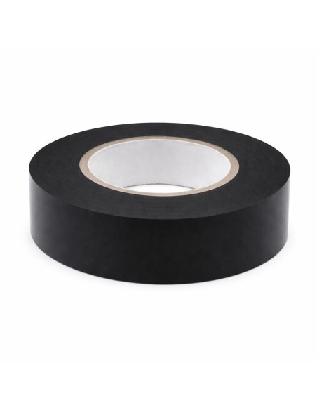 Cinta Aislante PVC Negra 19mm x20 Metros Instalaciones Eléctricas