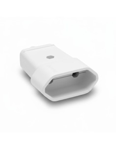 Clavija Bipolar Hembra Plana 10A 250V IP20 Latón Blanco FAMATEL