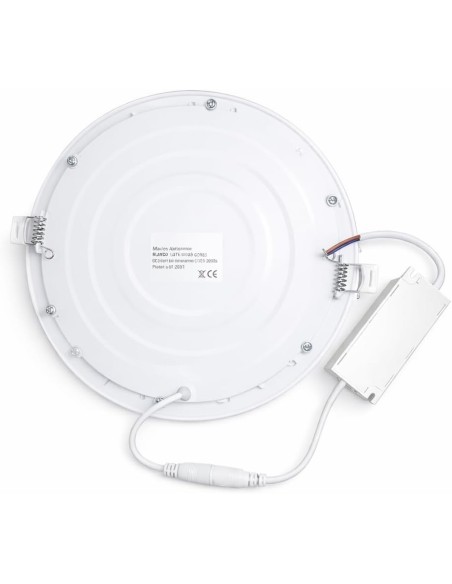 Downlight LED Empotrable 18W Luz Neutra Ø205mm Aluminio MATEL