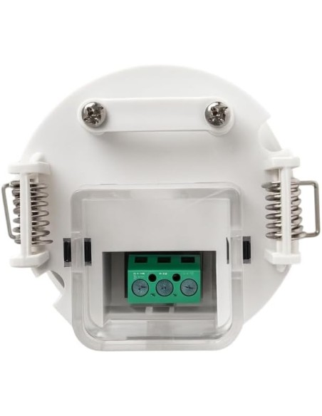 Detector Movimiento Techo PIR 360° 6m Empotrable IP20 Blanco