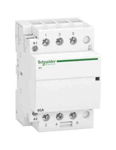 Contactor Schneider A9C20843 Modular ICT 40A 3 Polos 3NA - 1