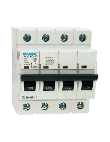 Interruptor Automático Revalco 32A 4 Polos 10kA RV30HC432 - 1