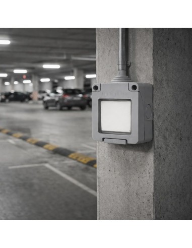 Conmutador Estanco Luminoso IP55 10A 250V Infantil FAMATEL