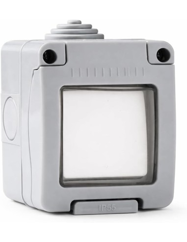 Conmutador Estanco Luminoso IP55 10A 250V Infantil FAMATEL