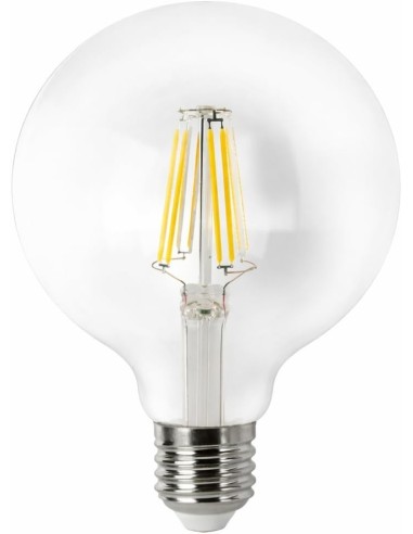 Bombilla LED Globo E27 G95 8W Luz Fría Filamento Vintage MATEL