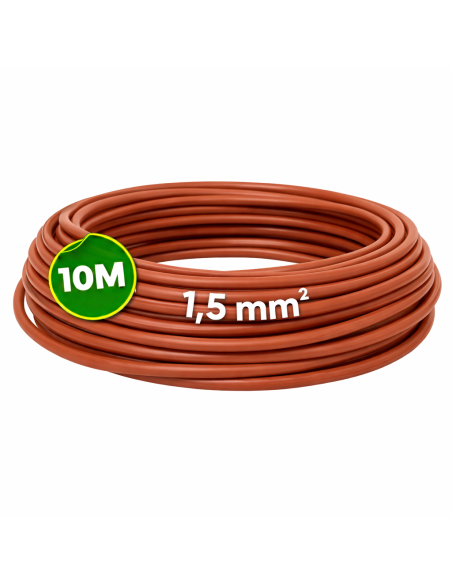 Cable Flexible Cobre 1,5mm² H07Z1-K Marrón Libre de Halógenos