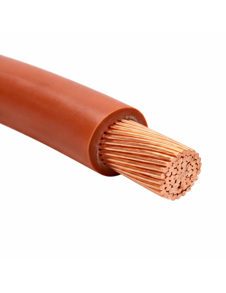 Cable Cobre Unipolar 4mm² Libre Halógenos Marrón 10 Metros