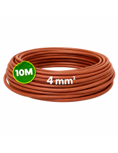Cable Cobre Unipolar 4mm² Libre Halógenos Marrón 10 Metros