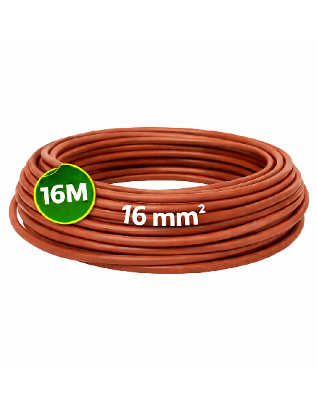 Cable Unipolar Sin Halógenos 16mm² Marrón 10 Metros