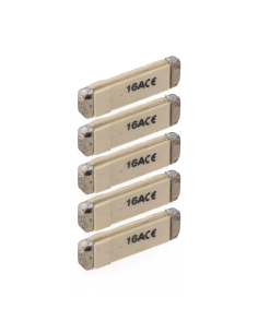 Pack 5 Fusibles Cerámico Plano Metropol 16A 250V