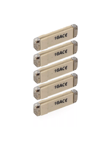 Pack 5 Fusibles Cerámico Plano Metropol 16A 250V