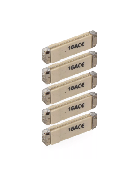 Pack 5 Fusibles Cerámico Plano Metropol 16A 250V