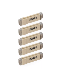 Pack 5 Fusibles Cerámico Plano Metropol 20A 250V