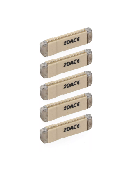 Pack 5 Fusibles Cerámico Plano Metropol 20A 250V