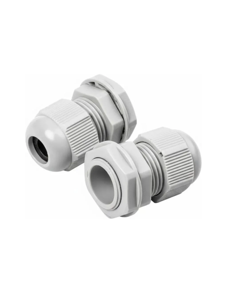 Prensaestopas M12 Poliamida IP68 Neopreno 3-6,5mm x2