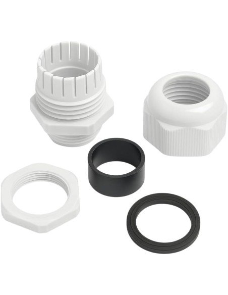 Pack 2 Prensaestopas M16 Poliamida IP68 Neopreno 5-9mm