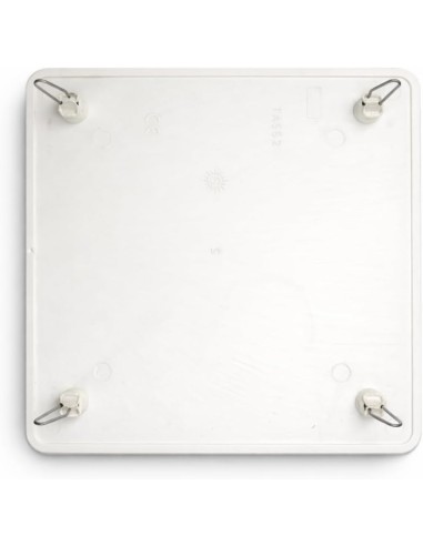 Caja Registro Empotrar 100x100x45 Tapa Garras Ø25 x4