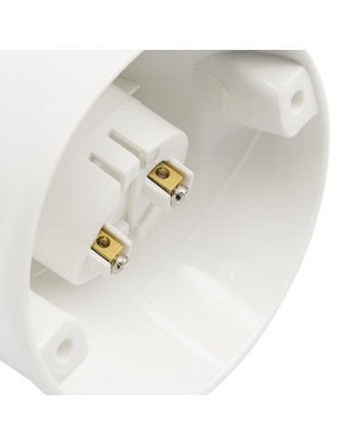 Portalámparas Zócalo Curvo E27 para Pared 4A 250V FAMATEL