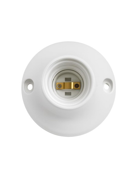 Portalámparas Zócalo Curvo E27 para Pared 4A 250V FAMATEL