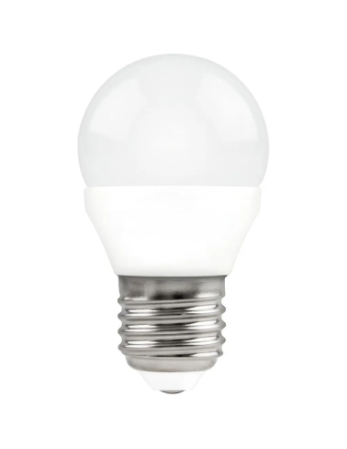 Bombilla LED E27 Esférica 7W G45 Fría 6400K 700lm 220V 200° MATEL