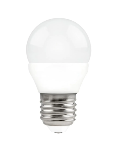 Bombilla LED E27 Esférica 6W G45 Neutra 4000K 580lm 220V 200° MATEL