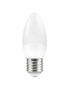 Bombilla LED E27 Vela 10W C37 Neutra 4000K 980lm 220V 200° MATEL