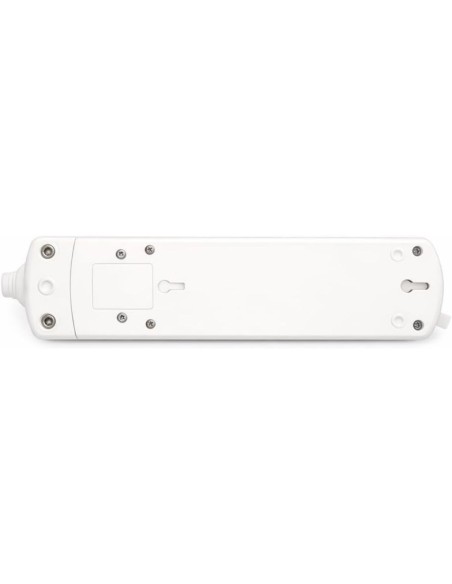 Regleta 3 Enchufes Schuko Pared Interruptor 16A 250V 3680W